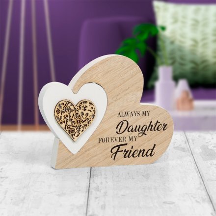 "Always My Daughter Natural Toned Side Heart Block