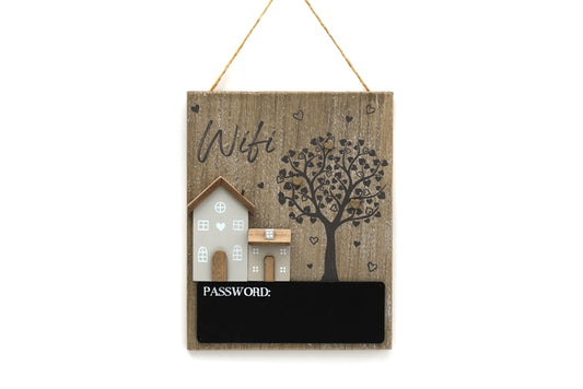 Wooden Houses Wi-Fi Sign