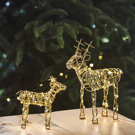 Lightstyle London Wire Reindeer Small Gold